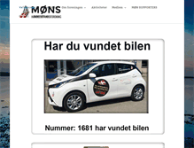 Tablet Screenshot of moenhandel.dk